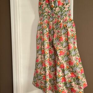 Floral Party Dress - Multicolor/ ENTRO - XL